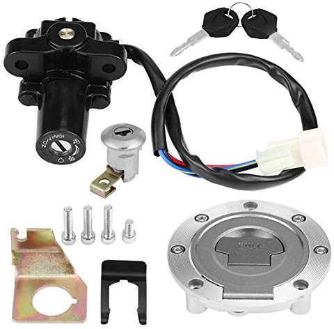 Ignition Switch Fuel Gas Petrol Cover Lock Key Set for YZF R1 R6 FZ6 2001-2012 + fz6