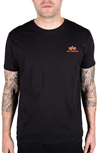 Alpha Industries Backprint T Reflective Print T-Shirt für Herren Black/Refl.Oran