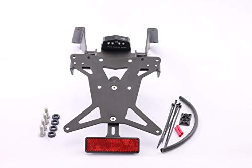 MG Biketec Kurzes Heck - Kennzeichenträger - Kennzeichenhalter geeignet für Honda CB 650R / CBR 650R ab 2019 bis 2020 (172x167mm)