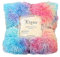 Galatée Elegante und romantische Decke, bequem, Regenbogenfarben, hochwertig, flauschig, Fleece, 160 x 200 cm – Rainbow B