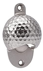 CGB Giftware GB05973 Décapsuleur en forme de balle de golf Argenté