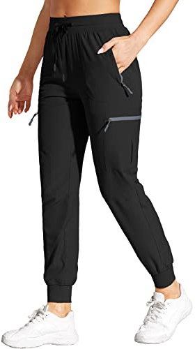 Pantaloni Trekking Impermeabili Cargo da Donna Pantaloni Montagna Leggeri ad Asciugatura Rapida Protezione Solare Estiva da Esterno Pantaloni Sportivi Casual Traspiranti