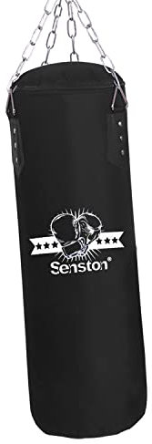 Senston Sacs de Frappe Non-Rempli, 100 x 30 cm pour Boxe, Kickboxing, Muay Thai