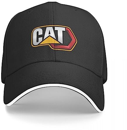 Basecap Caterpillar NEUES Logo Kappe Baseballmütze Golfmütze Weihnachtsmützen Mütze Frauen Herren Geschenk