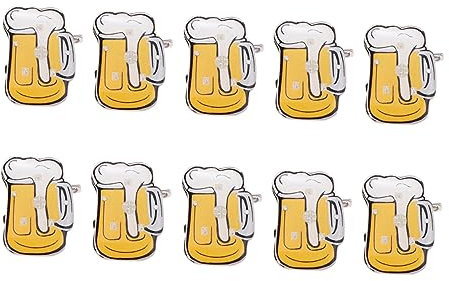 Gadpiparty 24st Abzeichen Button Dekoration Neuheit Anstecknadeln Füller Für Weihnachtsgeschenktüten Brosche Urlaub Revers Brosche Anstecker Bierkrug Brosche Kind Kragennadel Led