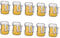 Gadpiparty 24st Abzeichen Button Dekoration Neuheit Anstecknadeln Füller Für Weihnachtsgeschenktüten Brosche Urlaub Revers Brosche Anstecker Bierkrug Brosche Kind Kragennadel Led