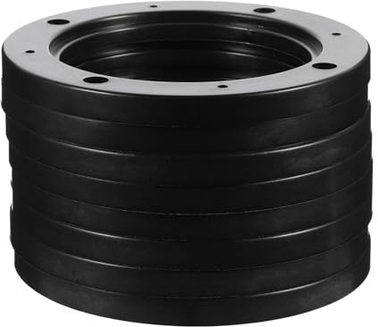 iplusmile 8 Stück Auto-Auto-Abstandshalter Für Abs-Lautsprecher Universelle Passform – Rund 5 3 Zoll Abs-Lautsprecher-Abstandsringe – Adapterring-Montagehalterung