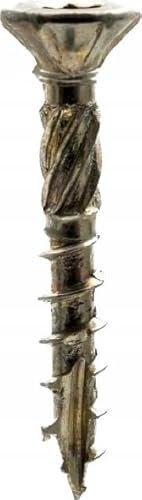 BK SHOP Holzschrauben Set I 200 Stücke I TX 20 Torx Schrauben Holz | Senkkopfschraube | Spax Schraube 4,5x60mm | Edelstahlschrauben Verzinkt Holzschraube I Wood Screws