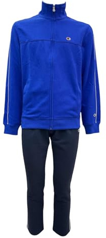 Champion Herren Legacy-Full Zip with Logo Sweatsuit, Blau (BS008), S