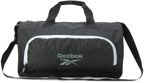 Reebok Seesack – leichte Unisex Handgepäcktasche – Reise- und Sporttasche für Damen und Herren, Perth II Schwarz, One Size, Rbk Seesack
