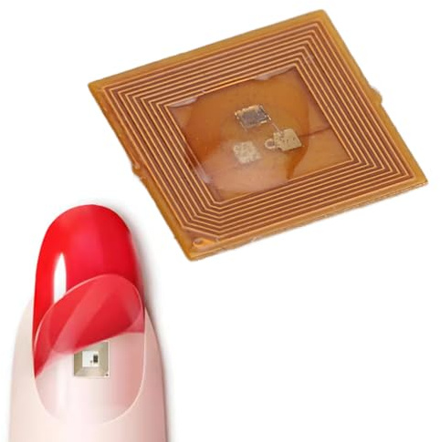 Smart Nail Chip, Smart Nail Microchip DIY Self Adhesive Motion Sensors Decorative Wearable Nail Art Chip