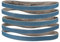 sourcing map 12pcs 1 x 30 Sanding Belts 2pcs Each of 36/40/60/80/100/120 Grit Zirconia Oxide Flush Joint Belt Sander Paper for Metal Woodworking Automotive Repair
