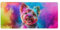 XXL Gaming Mauspad Farbe 35.4x15.7in, verlängertes Mousepad, mit Motiv Schreibtischunterlage Hund, Erweiterter Schreibtisch Schutz, Verbessert Präzision und Geschwindigkeit Gaming Mauspads N1-332