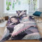 Anime Demon Slaye Bettbezug Set Für Kinder Mädchen Jungen 3D Gedruckter Kochou Shinobu Cartoon Bettwäschegarnitur Weich Microfaser Und Kissenbezüge Reissverschluss Bettwäsche Single（135x200cm）