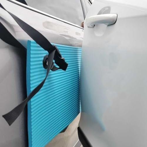 Magnetic Car Door Dent Protector, Car Body Anti-collision Pad, Portable Protector de Puertas de Carro, Door Protectors for Vehicles, Removable Soft Cushion(Blue,20 CM x 80 CM)
