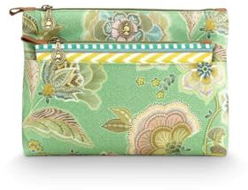 Pip Studio Caryn Kosmetiktasche Kombi Matata Grün