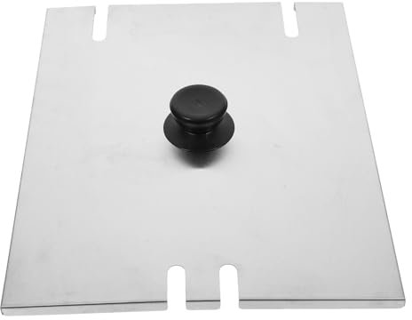 CRILSTYLEO Couvercle De Friteuse Électrique En Acier Inoxydable Couvercle Supérieur De Remplacement Anti-éclaboussures De Graisse Accessoire De Panier De Friteuse