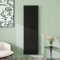 Simple Bathroom 1800×544mm Black Vertical Designer Radiator Double Panel Modern Central Heating Flat Panel Radiators