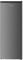 Upright Freezer in Inox With 161L Capacity, 5 Drawers, Reversible Door, Slim 55cm Wide Frame, Manual Defrost – Compact Freestanding Tall Design for Kitchen or Garage Use – RF01SDFRS161S01 [2025]