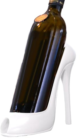 Porte-bouteille De Vin-casier À Vin Pour Chaussures À Talons Hauts, Support De Bouteille En Résine Élégant De 8 Pouces De Haut, Pièce D'exposition De Décoration Intérieure Élégante | Cadeau Parfait Po