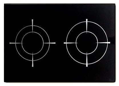 Protector de Cristal para Cocina de Leña y Vitrocerámica a Medida | Cubierta de Vidrio Templado con Cantos Pulidos. Medidas: 100x100