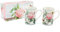 Leonardo Collection - Redoute Rose - Boxed Set 2 Fine China Mugs