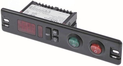 AKO D10123 - Controlador electrónico DI IP50 1 salidas de relé CO-12A(9) 2NO/2NC 2NO-10A(4) Medida frontal 181 x 38 mm DI para NTC/PTC NTC/PTC AC 230 V