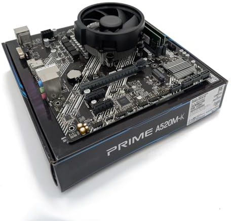 Ryzen 3 3200G 3.6Ghz (Turbo 4Ghz) Quad Core CPU, Prime A520M-K Motherboard & 32GB 3200Mhz DDR4 RAM Pre-Built Bundle