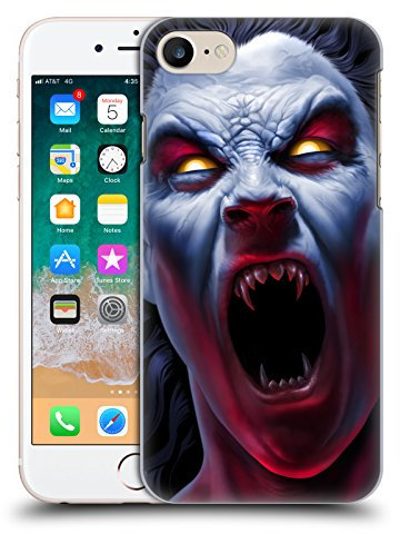 Head Case Designs Offizielle Tom Wood Das Erwachen des Vampir Horror Harte Rueckseiten Handyhülle Hülle Huelle kompatibel mit Apple iPhone 7/8 / SE 2020 & 2022