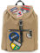 Zaino INVICTA - ALPINO HERITAGE PATCH - Beige - Borsa Donna, Viaggio & Tempo Libero - Eco Material - 20 LT