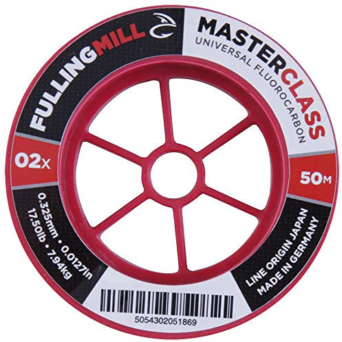 Fulling Mill Masterclass Fluorocarbon, Size: 0X, Length: 50m, Strength: 13.14lb / 5.96kg