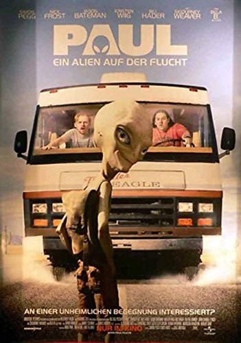 Paul - Ein Alien auf der Flucht - Filmplakat A1 gerollt