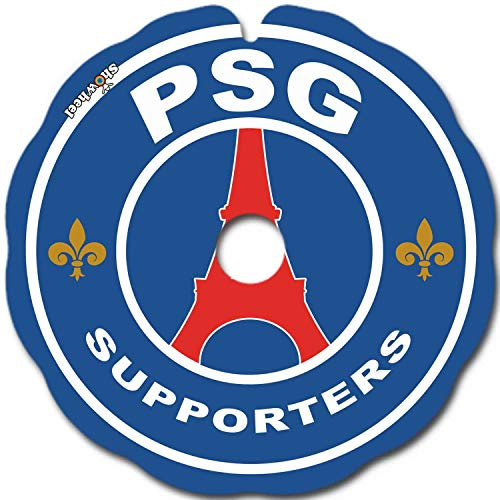Flasque: Protège-Rayon Fauteuil Roulant (Paire) pour Main Courante de 52,51 à 53,50cm de Diam. Extérieur, Fixation Ronde - PSG supporter