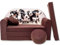 millybo Kindersofa Kinder Couch mit Schlaffunktion ausklappbar 3in1 Kinder Sofa Spielsofa mit Bettfunktion Mädchen Jungen Sitzsack Minisofa Schlafsofa Kinderzimmer Schlafsessel (K7)