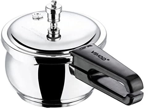 VINOD Autocuiseur à induction en acier inoxydable en forme de ventre - 2,5 l