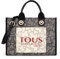 TOUS Damen Einkaufstasche Amaya Icon M, Schwarz