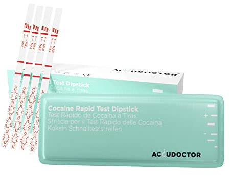 25 Accudoctor Drogentest Schnelltest Kokain 300ng ml Kokain Urintest Drogen Streifen steo Schnelltest schnelltester Drogentests teststreifen Drogenschnelltest one Drug Test Kit selbsttest 300 cut off