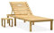 CHAHO Sonnenliege,Gartenliege,Liegestuhl Holzliege Liege,Gartenmöbel,Saunaliege,Strandliege,mit Tisch Kiefernholz Imprägniert