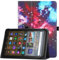 HGWALP Universal Hülle für 9-11 Zoll Tablet,Folio Hülle Schutzhülle für 9,9.7,10, 10.1, 10.5, 11.1 Zoll Touchscreen Tablet, Mit Handschlaufe und Stand Funktion-Galaxy