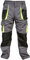 Juicy Trendz Men's Work Trousers - Utility & Safety Pants with Elasticated Waist, Knee Pads, & Cargo Pockets, Ideal for Professional Workwear, Gry