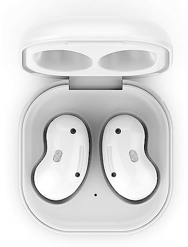 for Samsung Galaxy Buds Live Case Replacement, Galaxy Buds Live Charging Case Replacement, with 3.3ft Charging Cable (SM R180 White)