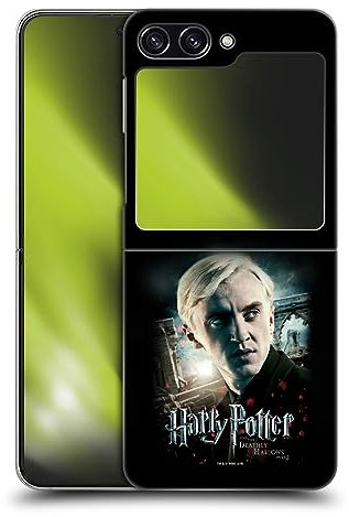 Head Case Designs Offizielle Harry Potter Draco Malfoy Deathly Hallows VIII Harte Rueckseiten Handyhülle Hülle Huelle kompatibel mit Samsung Galaxy Z Flip5