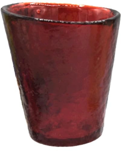 LE GEMME DI VENEZIA Yalos Murano Liquor Glasses (Red)