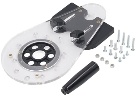 Fräserbasis, Universal-Fräserbasis-Set, Acryl-ABS, Präzises Schneiden, Verstellbare, Stabile Fräserführung Zum Fräsen, Trimmen, Schnitzen