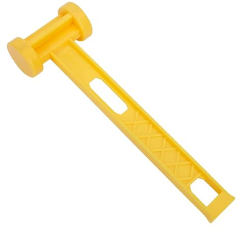 Wzxhew # Camping Tent Stake Mallet Plastic Heavy Duty Tent Stakes Mallet With Puller Hook For Backpacking Camping Hiking Outdoor Accessories (Yellow, One Size)
