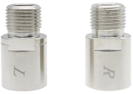 OZXNO 1 Paar Pedalverlängerungen für Fahrrad, Chrom-Molybdän-Stahl, Fahrradpedalverlängerungen für 9/16 Zoll Gewindepedale Fahrrad SPD MT MTB BMX Road Street Fahrrad