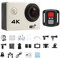 Action Camera, Action Camera Ultra HD 4K/30fps 2.0-inch 170D Underwater Waterproof Helmet Video Recording Cameras Sport Cam,Outdoor, Sports, Video(Bianco)