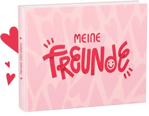 mintkind Freundebuch Grundschule Herzen – Kreatives Erinnerungsbuch mit Ausmalbildern, Fragen & Platz für Fotos, Geschenk zur Einschulung Kinder