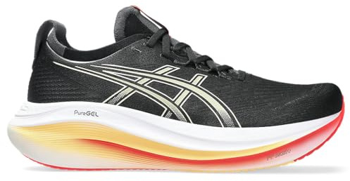 ASICS Gel-Nimbus 27 Laufschuhe Neutralschuh Herren schwarz - Black/Khaki 42