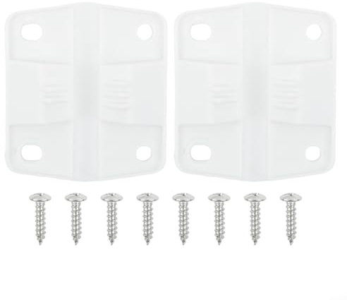 CWOQOCW Cooler Plastic Hinge Set Replacement Kit for Coleman 2 Hinges 8 Screws 5283-1141 for Models 5254D 5255D 5227B 5240 5241 5245